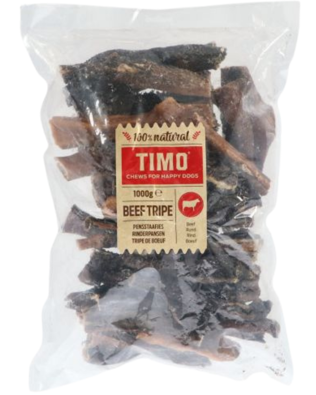 Timo Beef Tripe Sticks, 1 kg